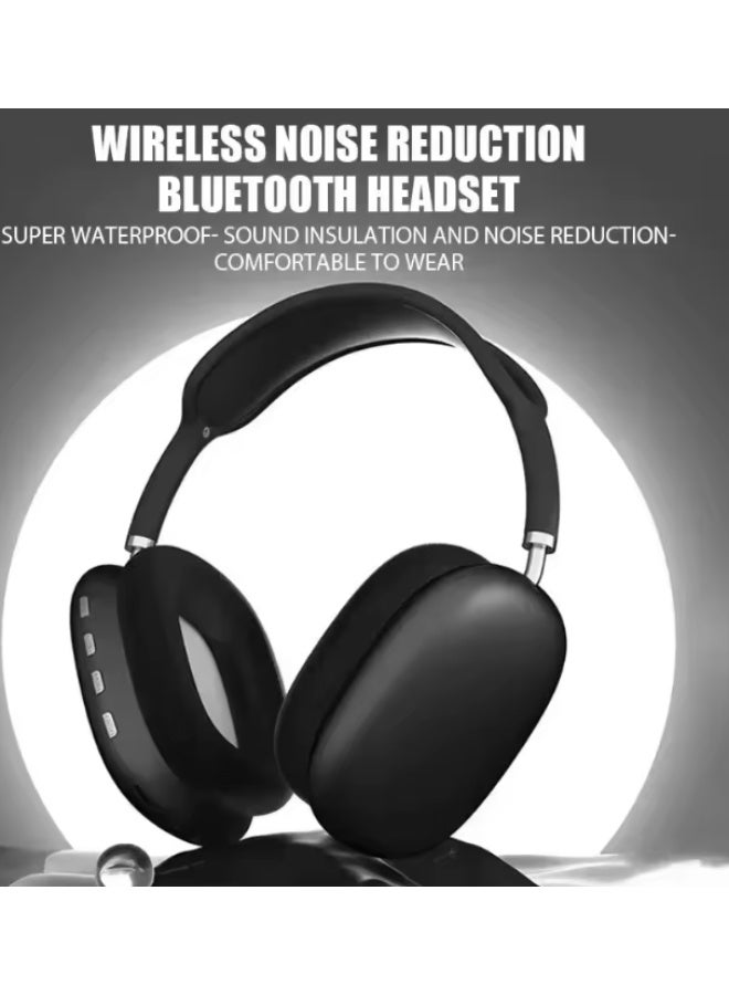 P9 Bluetooth Headphones Over Ear Black - Image 2